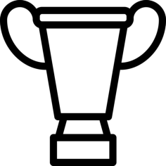 Champions Cup Editable Svg Line Art, Free Vectors File